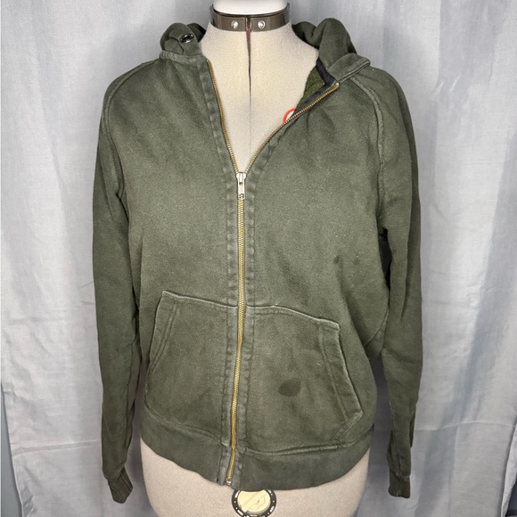 Flint and Tinder Green Zip-Up Hoodie - Picture 1 of 9